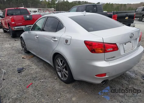 2008 Lexus Is 250 z USA, uszkodzony, nr VIN JTHBK262X82069512